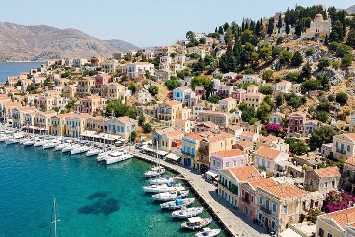Full-Day Symi & St George's Bay Cruise – Lunch & Transfer Options