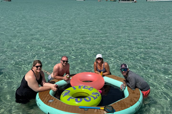 4 Hour Crab Island swim excursion in Destin!! Family friendly