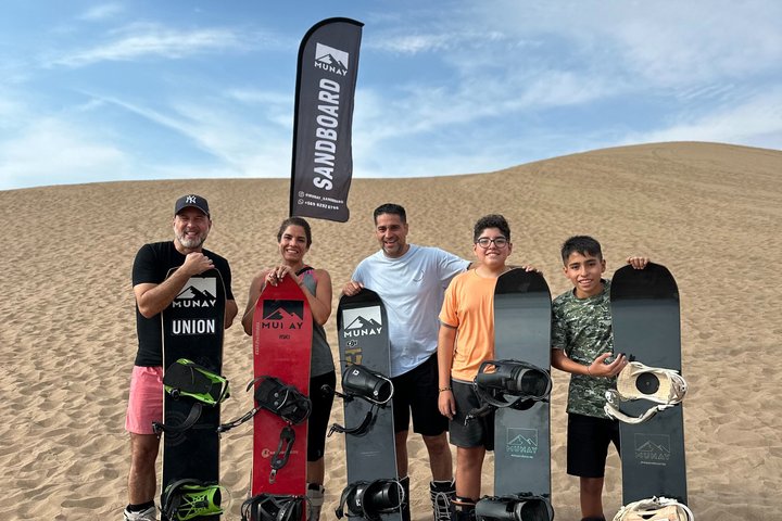 Sandboard activity in Iquique with transfer
