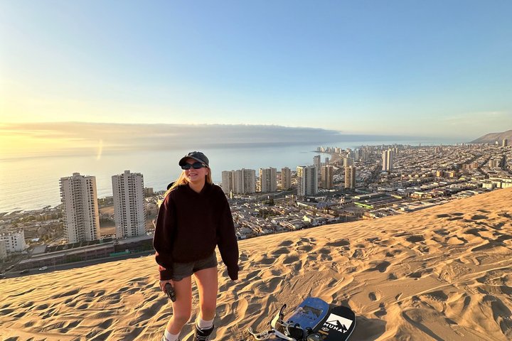 Sandboard activity in Iquique with transfer