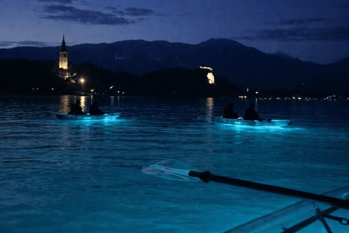 Transparent Kayak Tour with Local Guide on Lake Bled