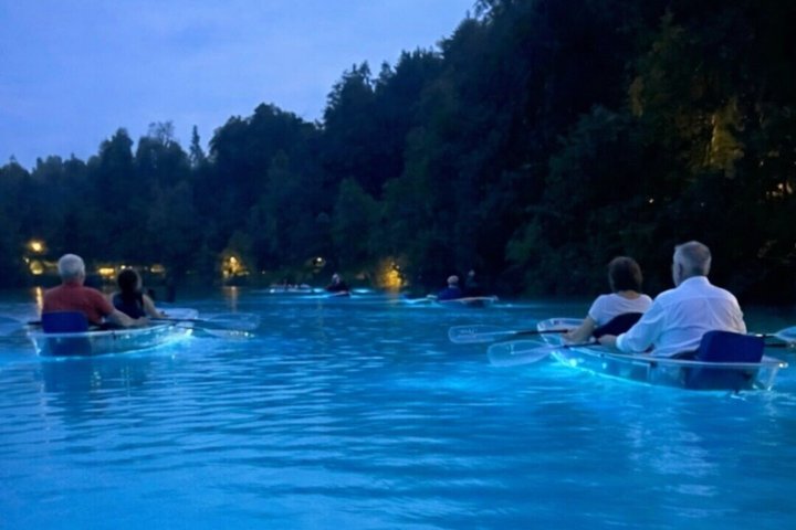 Transparent Kayak Tour with Local Guide on Lake Bled