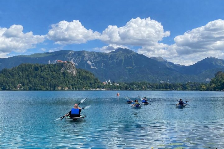 Transparent Kayak Tour with Local Guide on Lake Bled