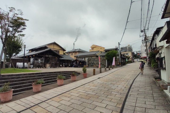 Beppu Nature and Hot Spring Nordic Walking Tour with Local Lunch