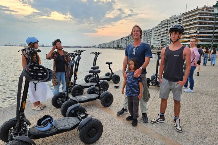 Ultimate Thessaloniki Electric 4W Scooter Tour