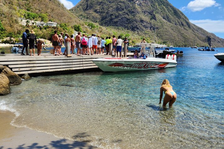Snorkeling Sugar Beach St Lucia With Mud Bath & WaterFall Tour