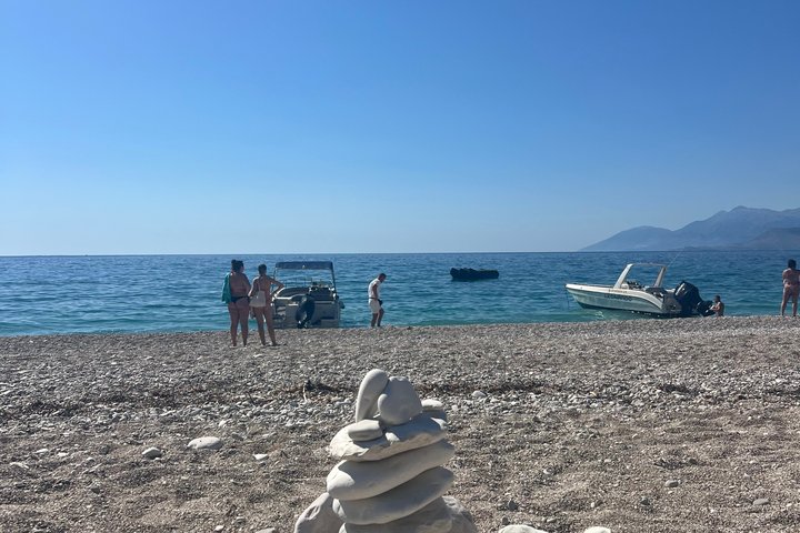 Saranda:Boat Tour to Kakome,Hidden Cave & Beaches,with snorkell.