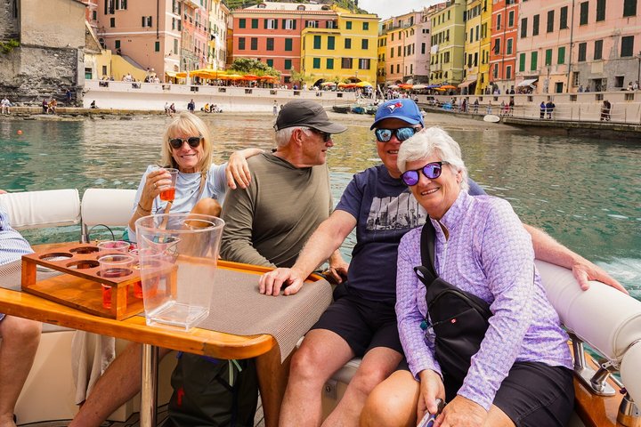 Sunset Boat Tour and Cinque Terre Aperitif from Monterosso