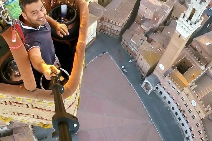Hot Air Balloon Flight Over Tuscany from Siena