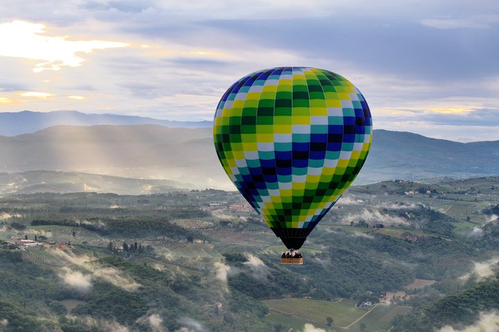 Hot Air Balloon Flight Over Tuscany from Siena