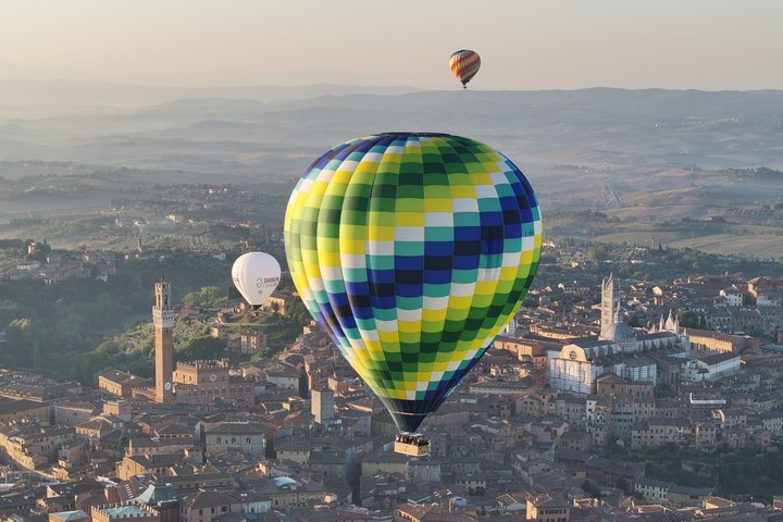 Hot Air Balloon Flight Over Tuscany from Siena