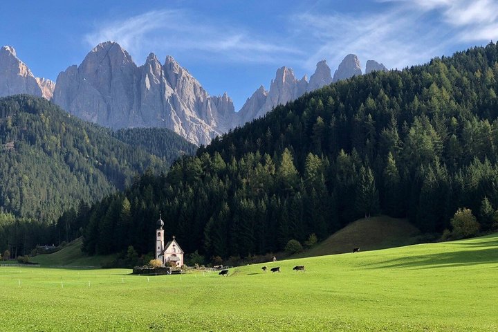 From Bolzano To Funes Valley ,Mount Seceda and Ortisei Day tour