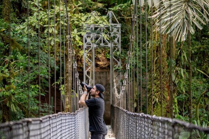 Arenal volcano, hanging bridges and sloth encounter tour.