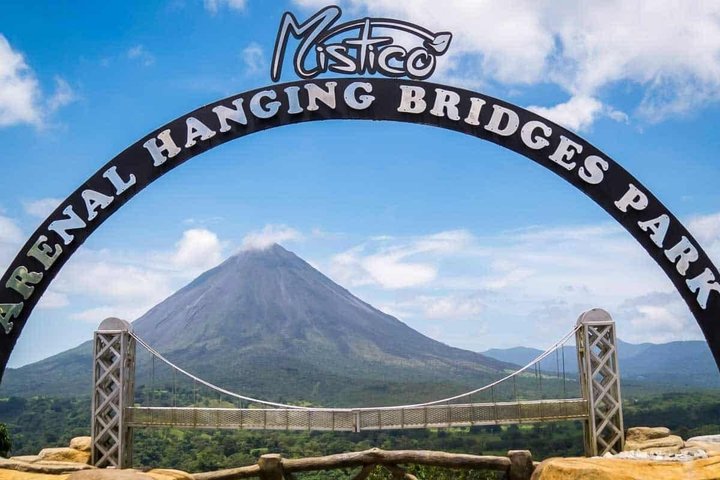 Arenal volcano, hanging bridges and sloth encounter tour.