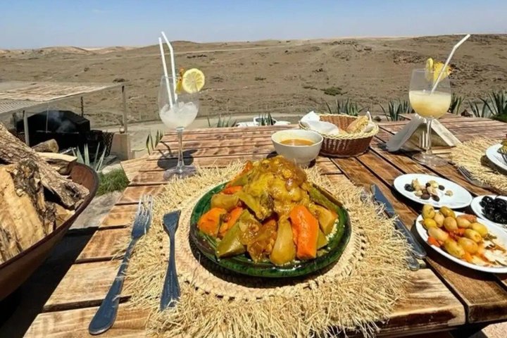 Marrakech Desert Agafay Quad & Camel with Lunch & swimming pool
