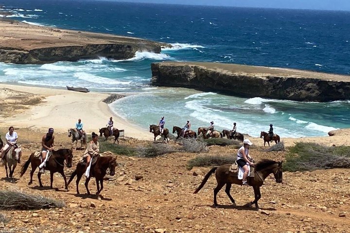 Horseback Ride Tour to Natural Pool in Arikok National Park