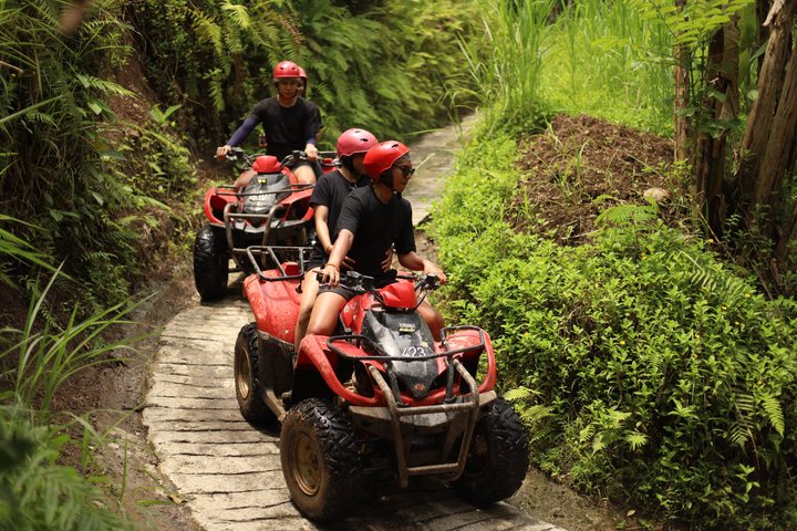 Ubud ATV Quad Bike Tour with Tunnel and Waterfall