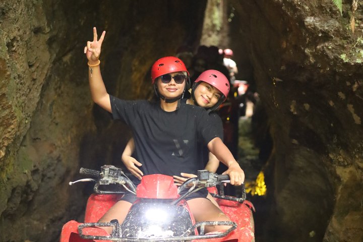 Ubud ATV Quad Bike Tour with Tunnel and Waterfall