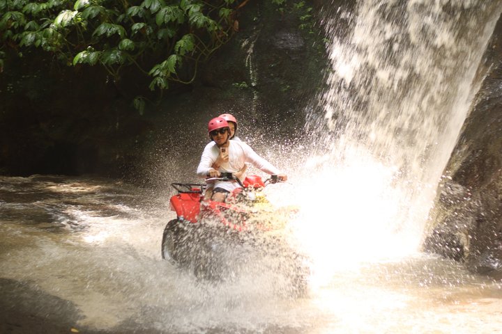Ubud ATV Quad Bike Tour with Tunnel and Waterfall