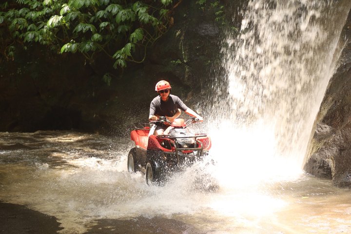 Ubud ATV Quad Bike Tour with Tunnel and Waterfall