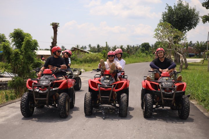 Ubud ATV Quad Bike Tour with Tunnel and Waterfall