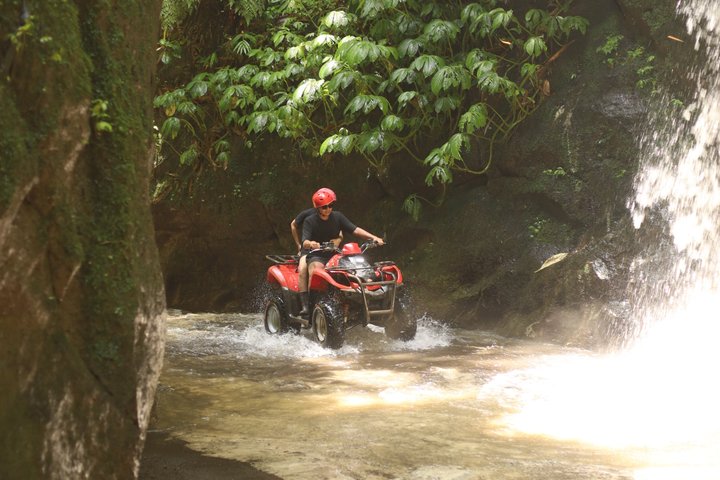 Ubud ATV Quad Bike Tour with Tunnel and Waterfall