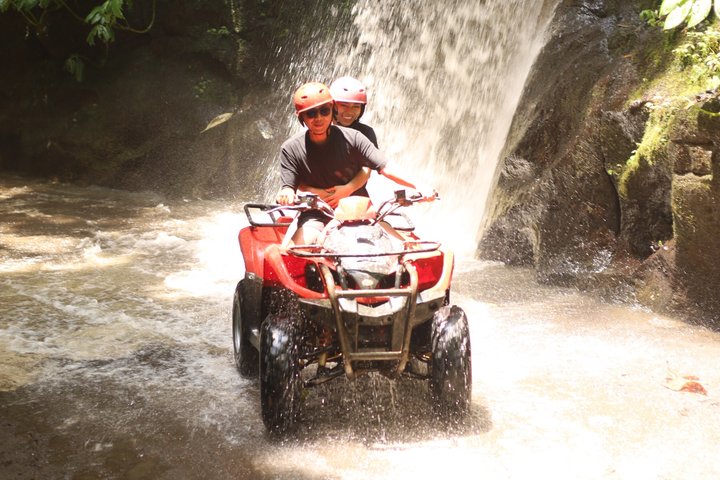Ubud ATV Quad Bike Tour with Tunnel and Waterfall
