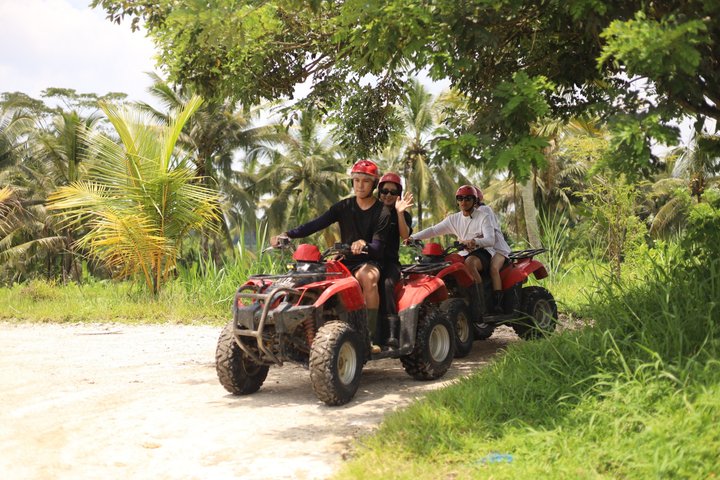 Ubud ATV Quad Bike Tour with Tunnel and Waterfall