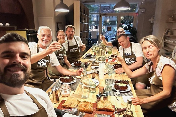 Traditional Albanian Cooking Class in Tirana with Raki Tasting