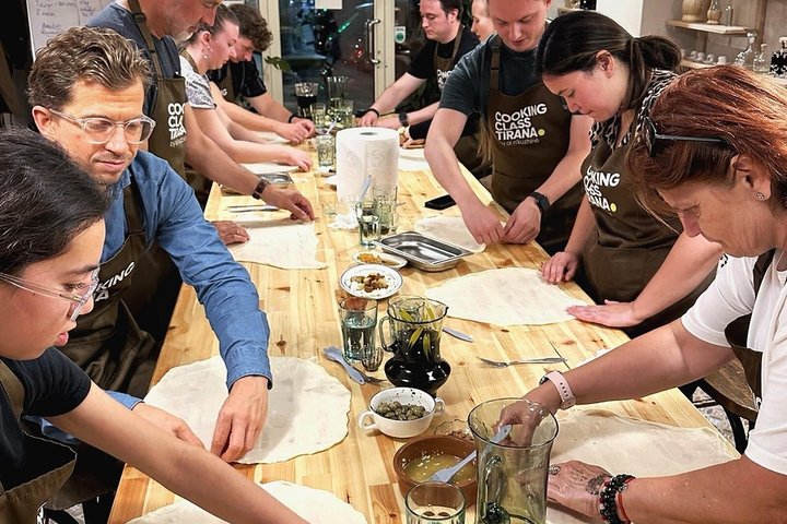 Traditional Albanian Cooking Class in Tirana with Raki Tasting