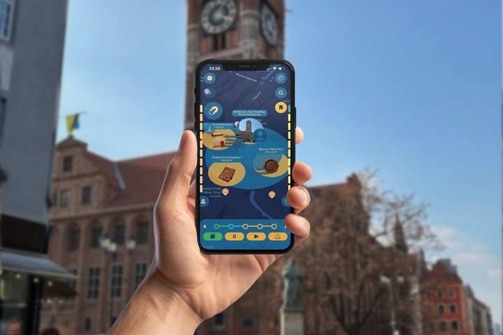 Torun and Young Copernicus GPS App Walking Tour Mobile Game