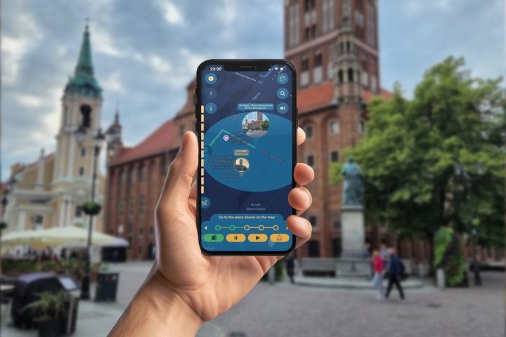 Torun and Young Copernicus GPS App Walking Tour Mobile Game
