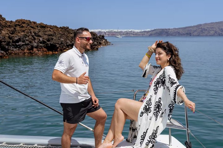 Premium Small-Group Catamaran Cruise with BBQ, Open Bar, Transfer