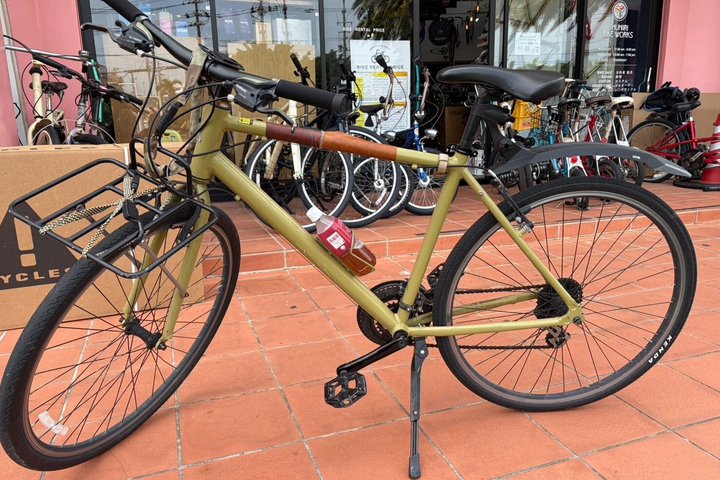Okinawa Seaside Cycling Bike Tour in Chatan Pick-up available