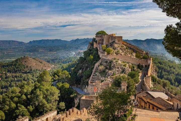 Full Xátiva from Valencia castle and museum included