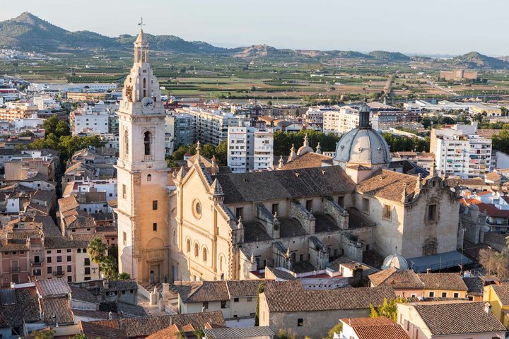 Full Xátiva from Valencia castle and museum included