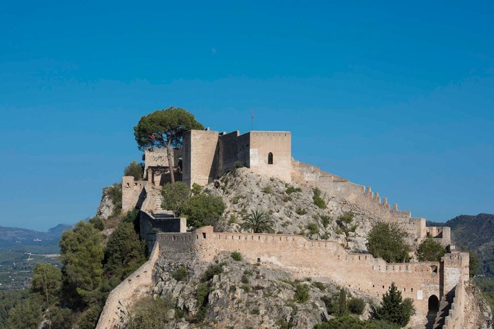 Full Xátiva from Valencia castle and museum included