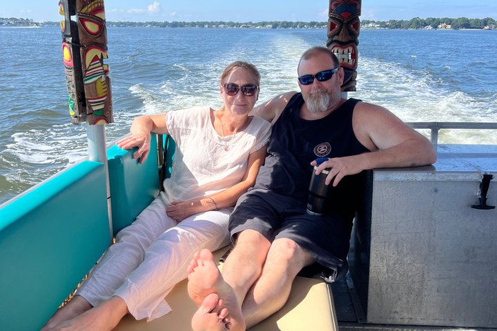 2 Hour Private Tiki Boat Cruises in Virginia Beach