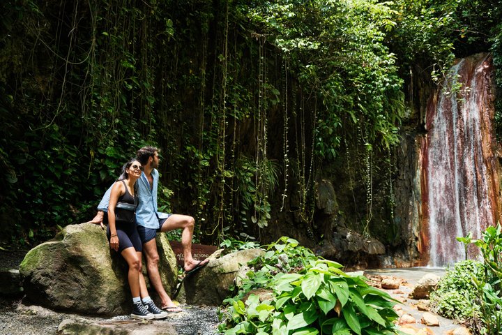 St Lucia Diamond Mineral and Mud Baths Plus Waterfall Adventure