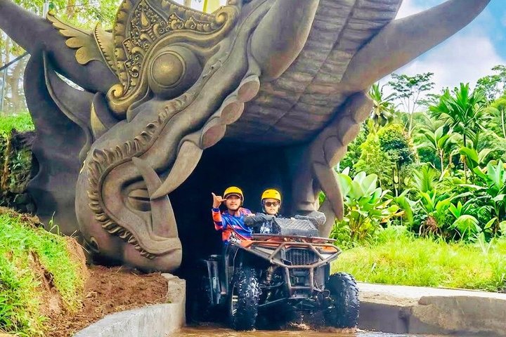 Ubud ATV Ride Through Elephant Cave, Monkey Forest, Waterfall