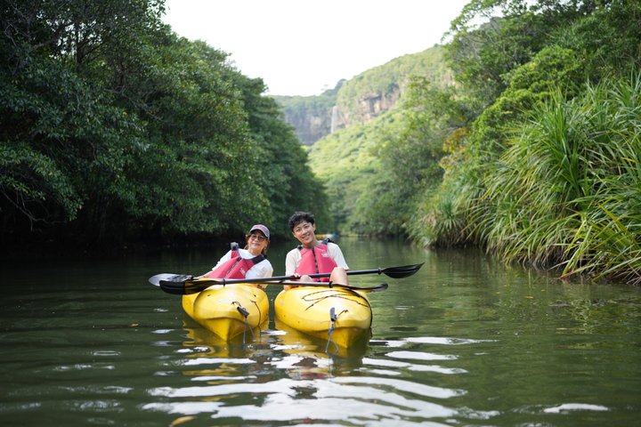 Pinaisara Waterfall Half Day Tour Mangrove Kayaking and trekking