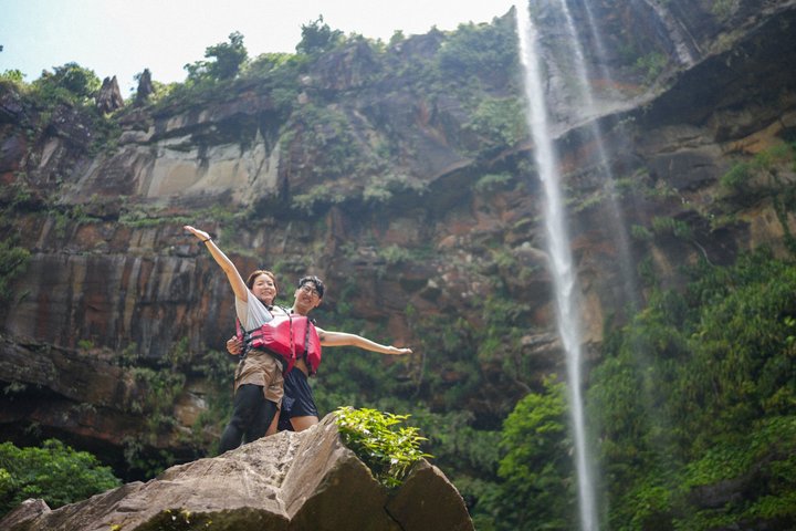 Pinaisara Waterfall Half Day Tour Mangrove Kayaking and trekking