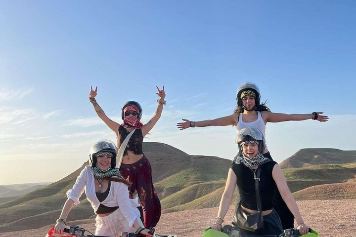 Agafay Desert Quad Bike Camel Ride and Dinner Show