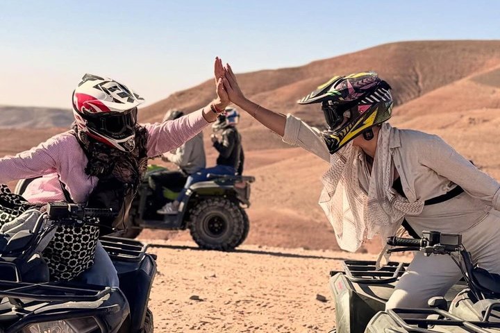 Agafay Desert Quad Bike Camel Ride and Dinner Show