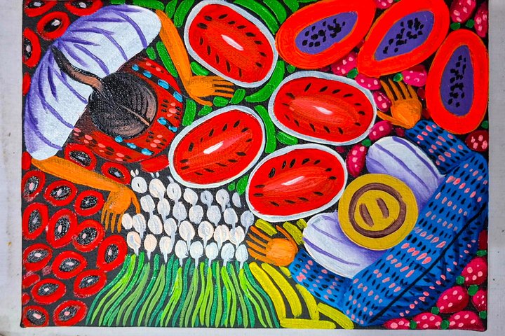 San Juan La Laguna Painting Workshop with Local Artists