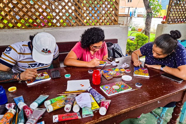 San Juan La Laguna Painting Workshop with Local Artists