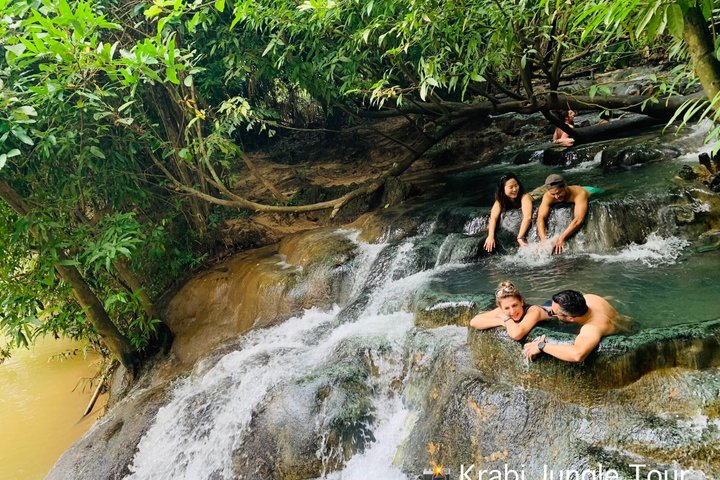 All day Krabi Jungle Tour (Hot Spring Water, Emerald Pool, Tiger Cave Temple)