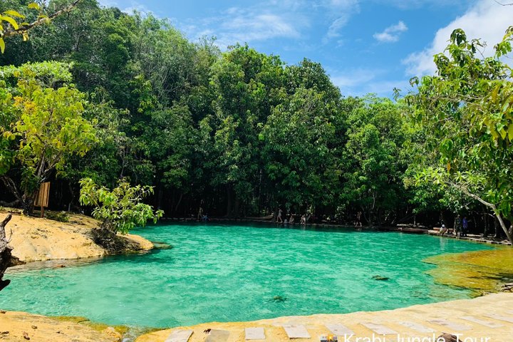 All day Krabi Jungle Tour (Hot Spring Water, Emerald Pool, Tiger Cave Temple)