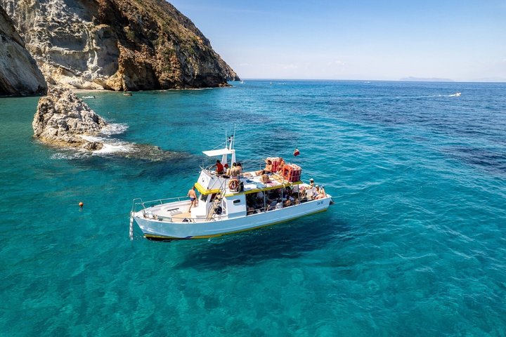 Ponza Island 6 hours Boat Excursion with Swimming Stops and Lunch