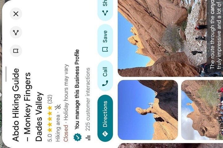 Dades Valley-Monkey Fingers hike with Local Guide